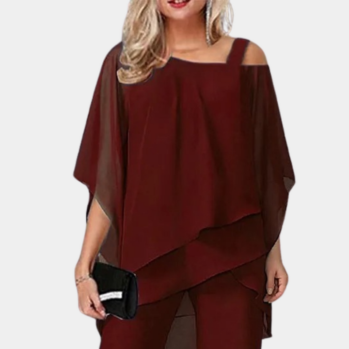 Szykowny 2-częściowy komplet damski - stylowy i modny!