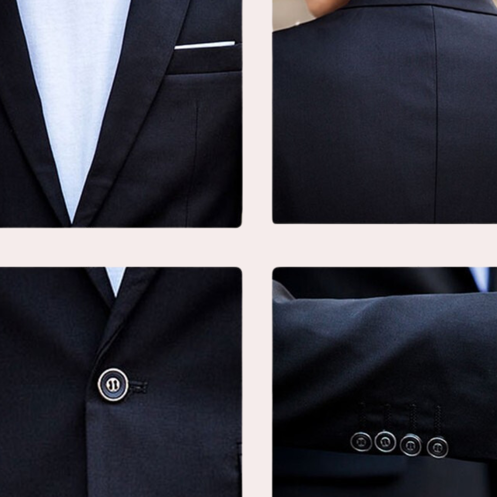 Męski garnitur Lucas: elegancja i styl na każdą okazję!