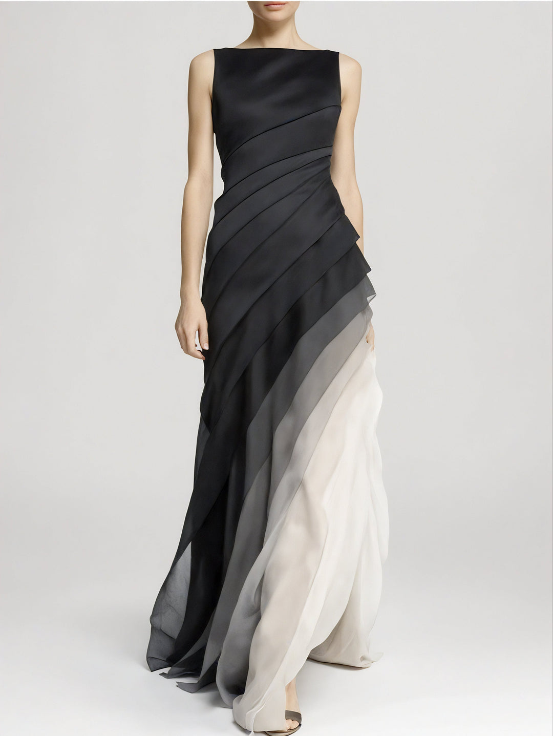 Sukienka Liva Layered Ombre dla kobiet - stylowy i elegancki wybór