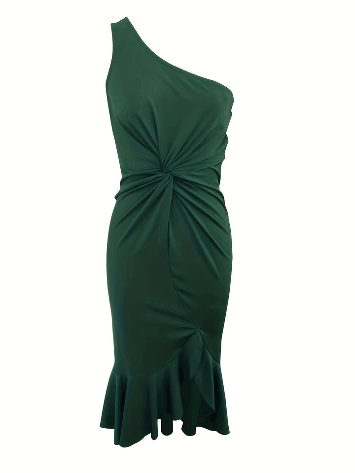 Szlafrok damski midi z rozcięciami i wolantami w dolnej części zapewniający szykowny i modny wygląd