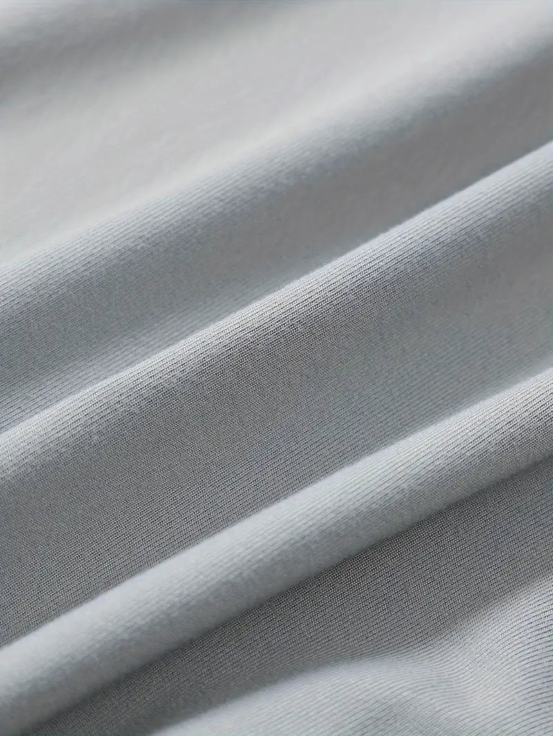 Męski stylowy t-shirt z kolorowymi wstawkami - wygodny dekolt i krótki rękaw do noszenia na co dzień