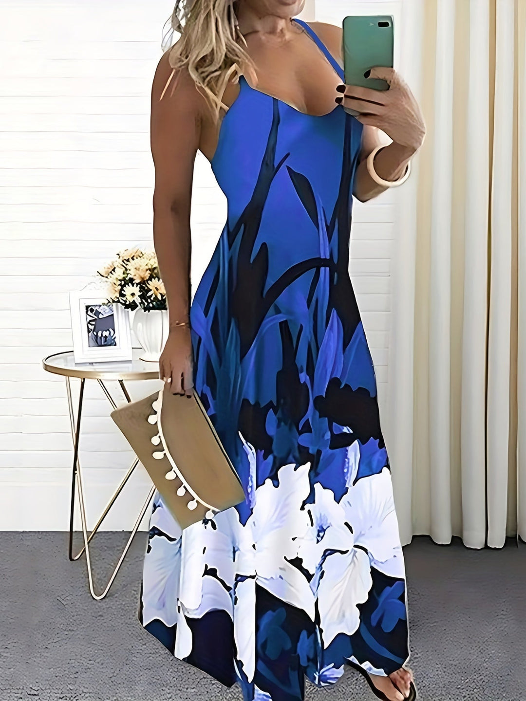 Dreamy Floral Spaghetti Strap Dress for Women - Perfect for Every Season