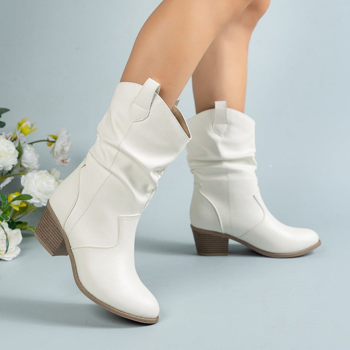 WesternCharm - Stylowe damskie buty kowbojskie w stylu retro
