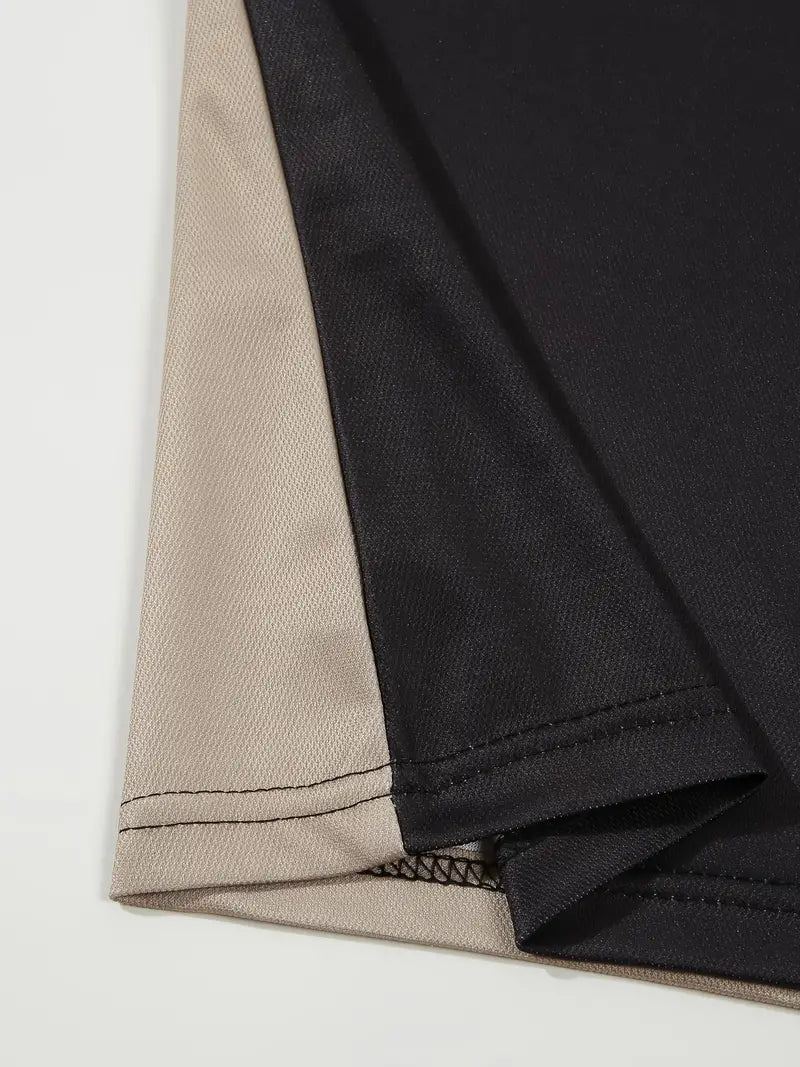 Koszulka polo dla mężczyzn - Slim Fit mit Streifenmuster - Kurzarm, casual i stilvoll