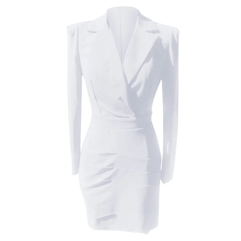 Stylowa sukienka Nova Blazer z eleganckimi detalami Reverskragen