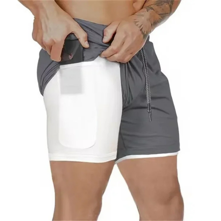 Męskie spodenki sportowe ActiveFlex 2 w 1 - wyjątkowy komfort i elastyczność