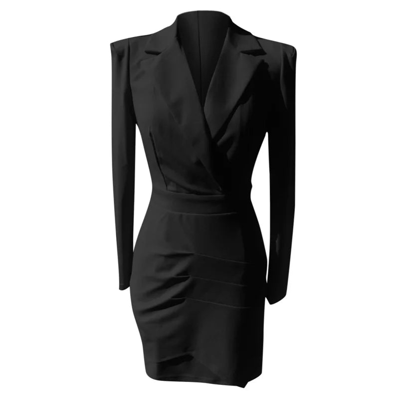 Stylowa sukienka Nova Blazer z eleganckimi detalami Reverskragen