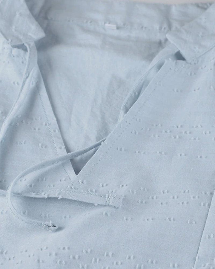 Szykowna i wyrafinowana damska sukienka koszulowa z długim rękawem na każdą okazję