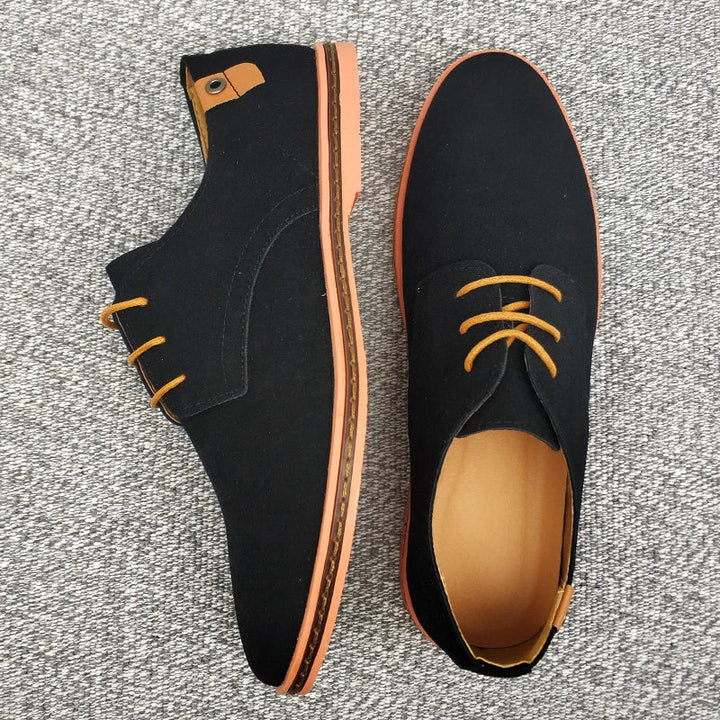 Elegante ClassicStep Suède Leren Oxford heren schoenen voor een stijlvolle uitstraling