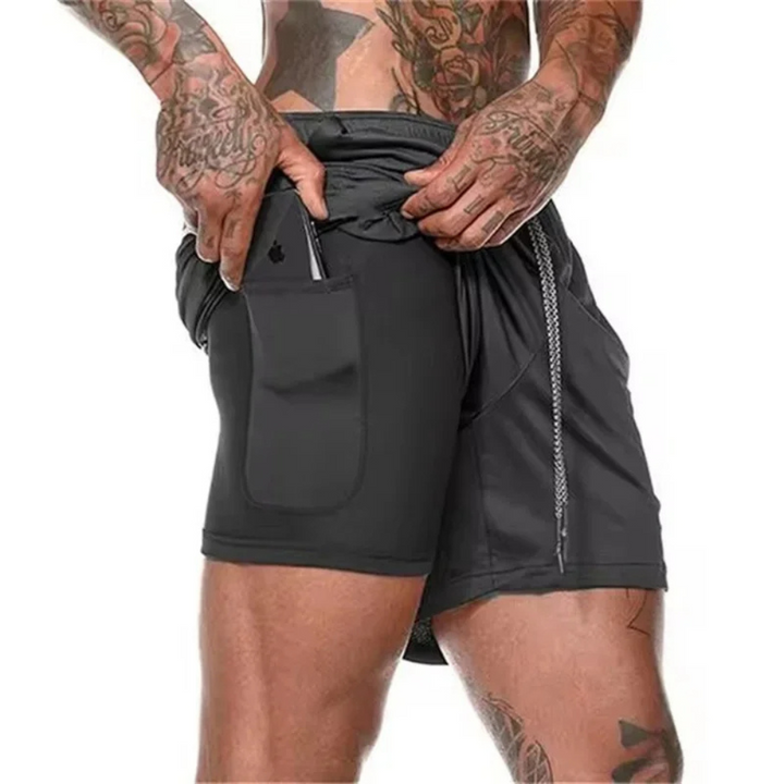 Męskie spodenki sportowe ActiveFlex 2 w 1 - wyjątkowy komfort i elastyczność