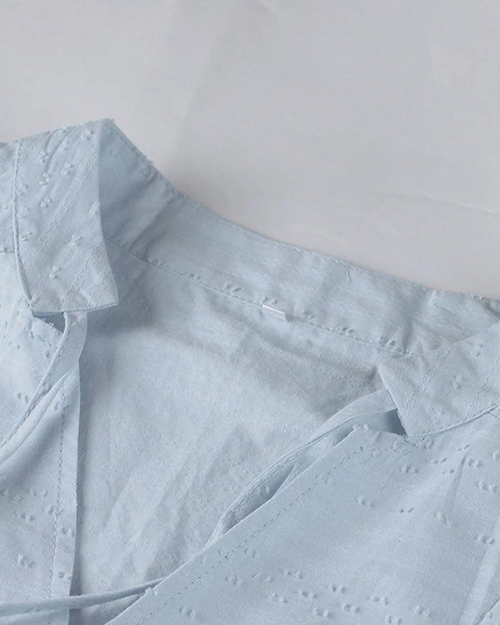 Szykowna i wyrafinowana damska sukienka koszulowa z długim rękawem na każdą okazję