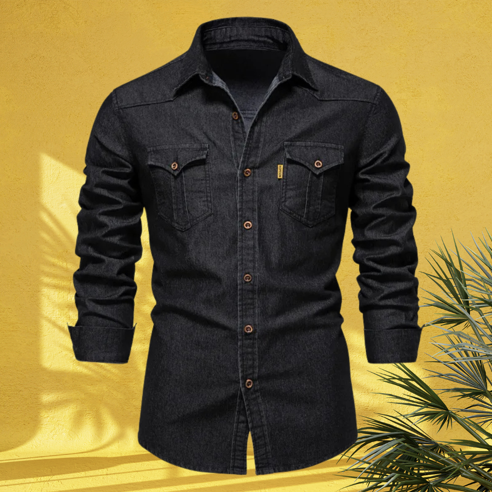 Stylowa koszula dżinsowa Slim Fit dla mężczyzn