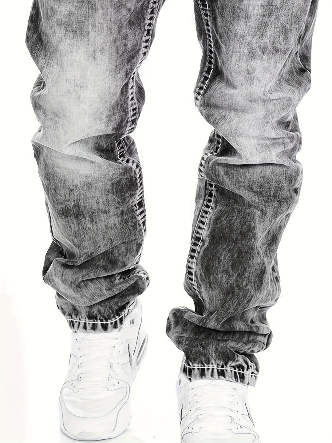 Wytrzymałe jeansy Twisted Punk dla mężczyzn