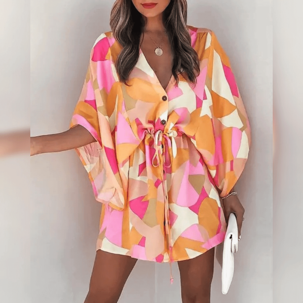 Elegant Sommerkleid - Leichtes, Atmungsaktives und Nachhaltiges Material für Ganztägigen Komfort