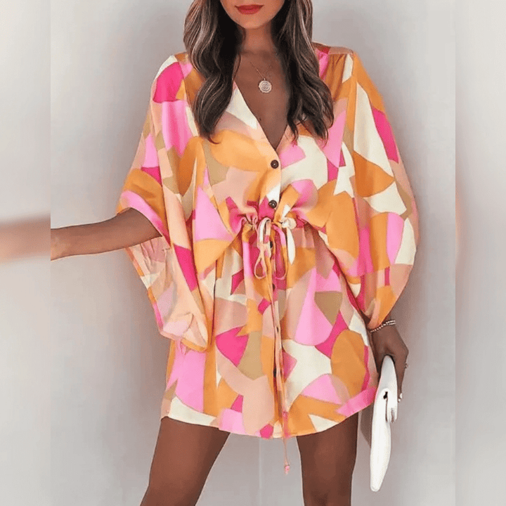 Elegant Sommerkleid - Leichtes, Atmungsaktives und Nachhaltiges Material für Ganztägigen Komfort