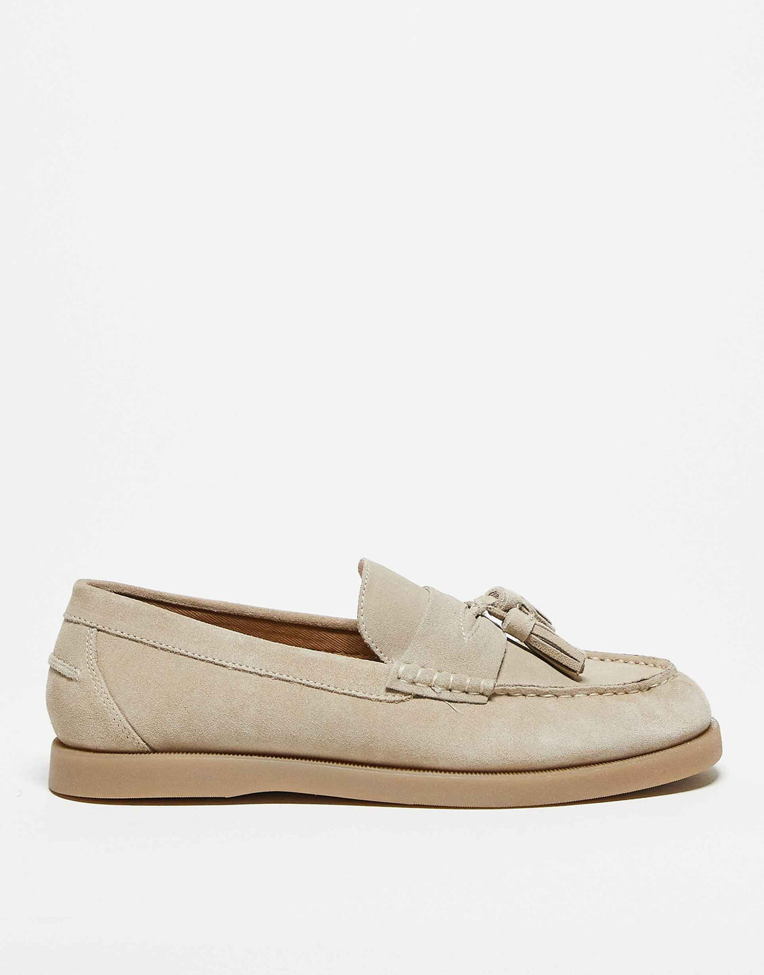 Eleganckie zamszowe loafersy ClassicStep ze stylowymi frędzlami