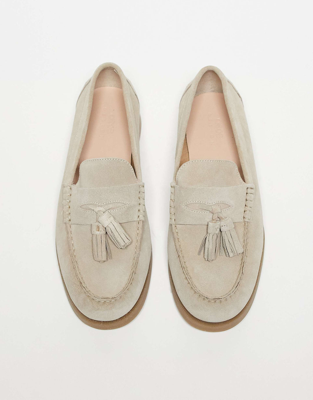 Eleganckie zamszowe loafersy ClassicStep ze stylowymi frędzlami