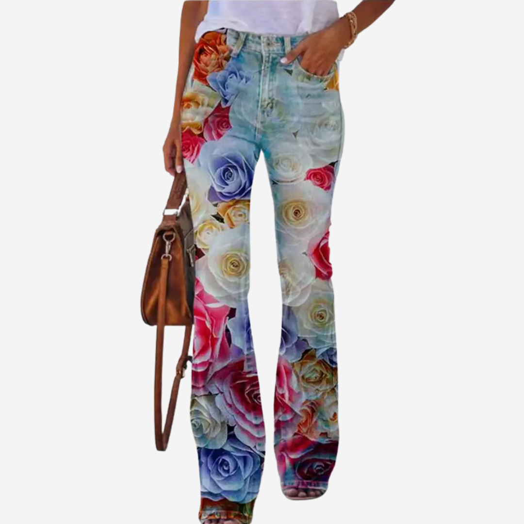 Spodnie damskie LIV Flare - modny i wygodny krój regular fit
