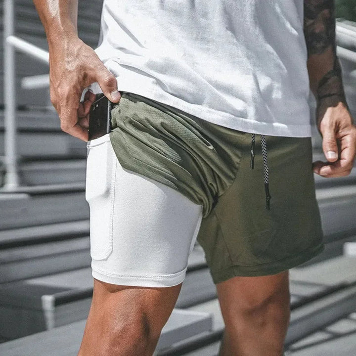 Męskie spodenki sportowe ActiveFlex 2 w 1 - wyjątkowy komfort i elastyczność