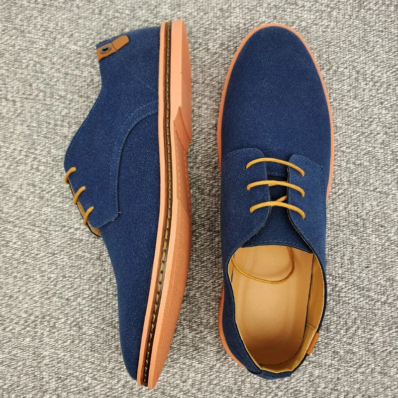 Elegante ClassicStep Suède Leren Oxford heren schoenen voor een stijlvolle uitstraling