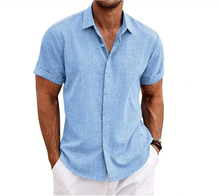 Elian - Elegancka męska koszula Leinen-Herrenshirt dla eleganckiego wyglądu