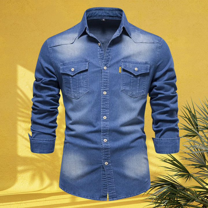 Stylowa koszula dżinsowa Slim Fit dla mężczyzn