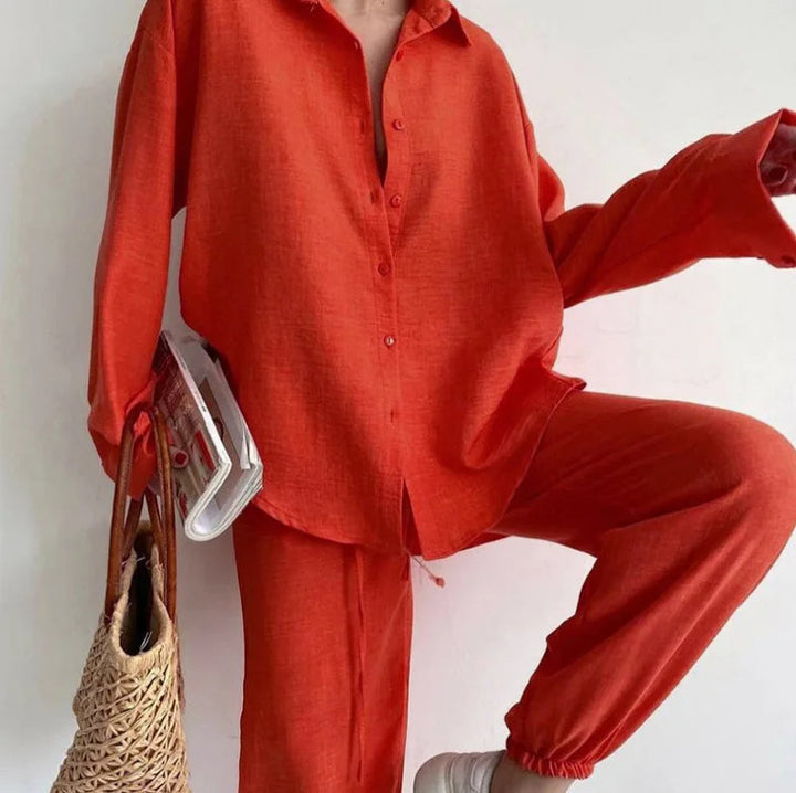 Ava - Elegancki dwuczęściowy garnitur damski na co dzień