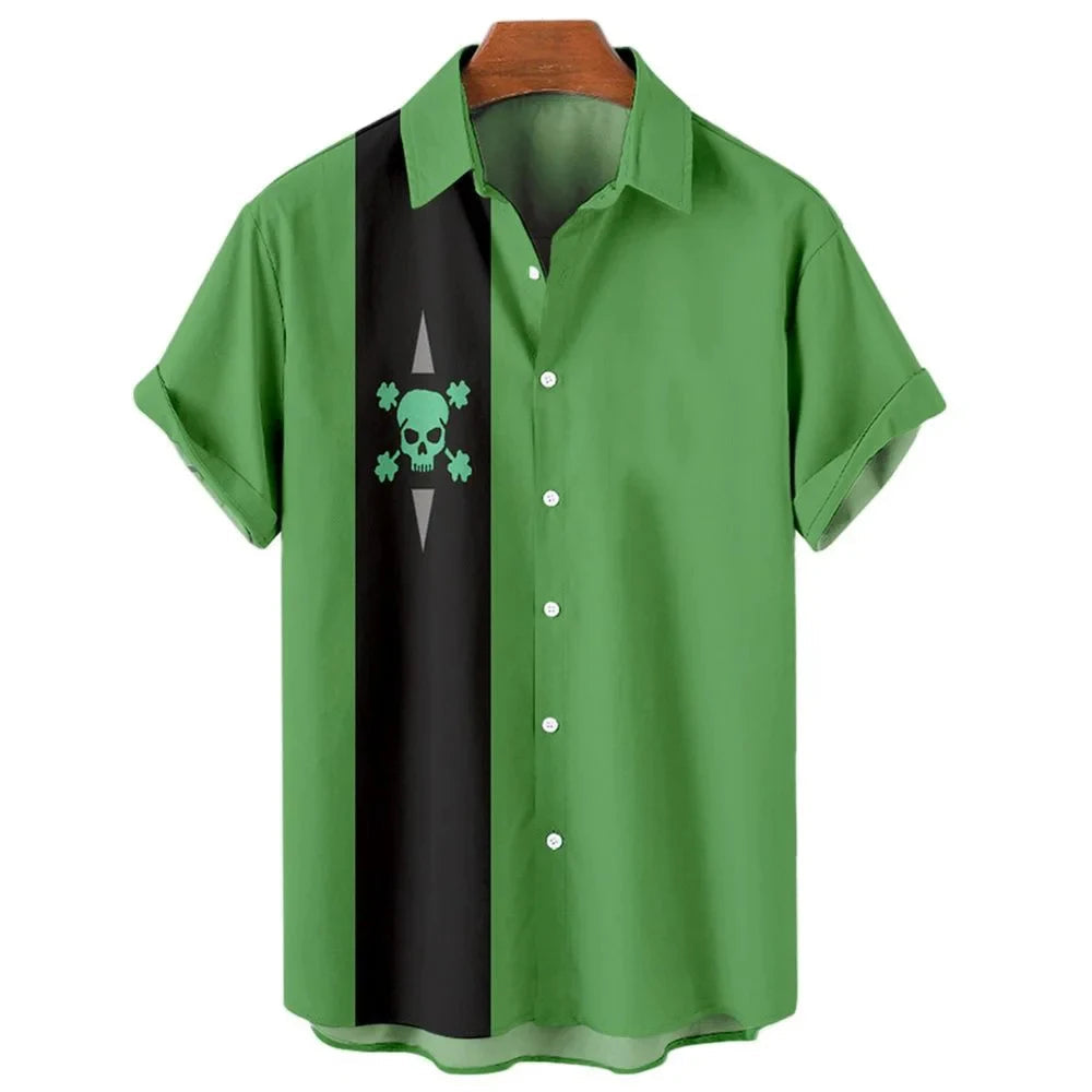 Camisa Hawaiiana Vibrante para un Estilo Relajado y Aventura