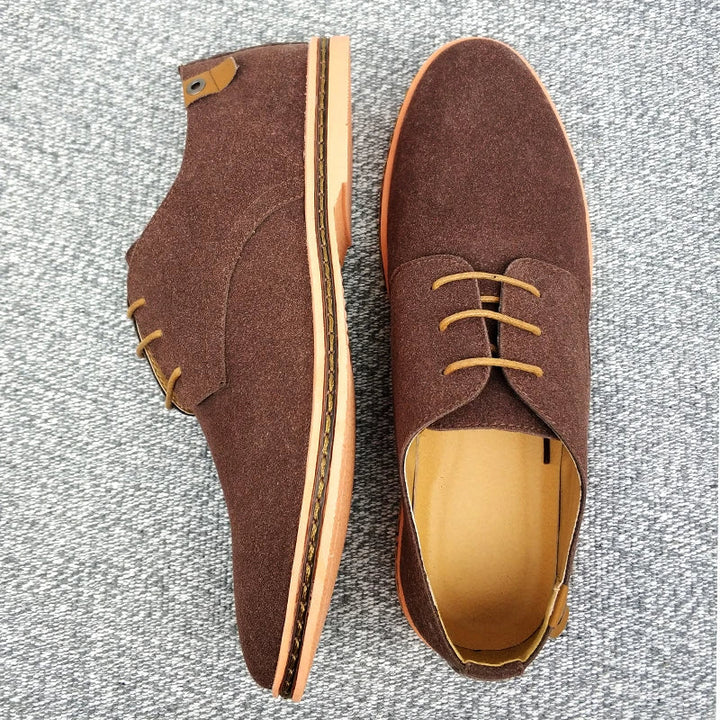 Elegante ClassicStep Suède Leren Oxford heren schoenen voor een stijlvolle uitstraling