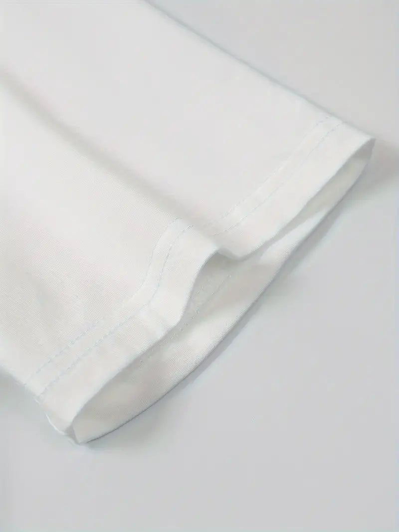 Męski stylowy t-shirt z kolorowymi wstawkami - wygodny dekolt i krótki rękaw do noszenia na co dzień