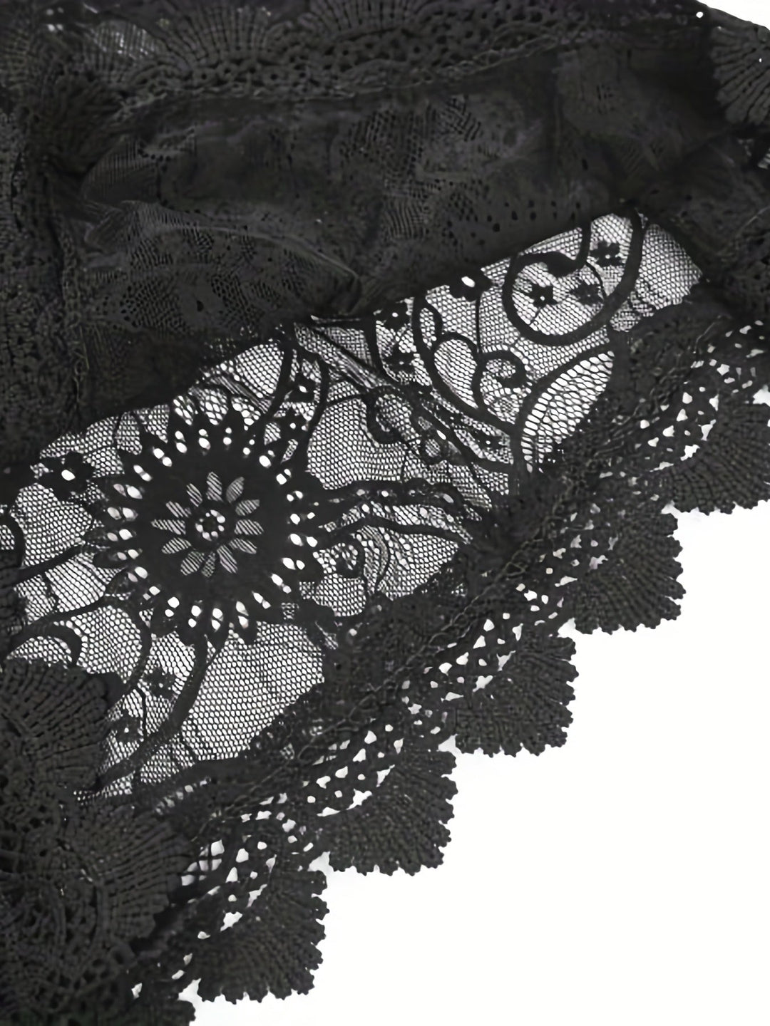 Elegant Women's Lace V-Neck Midi Dress - Stylish Summer Knit Beachwear with Slit Hem & Long Sleeves