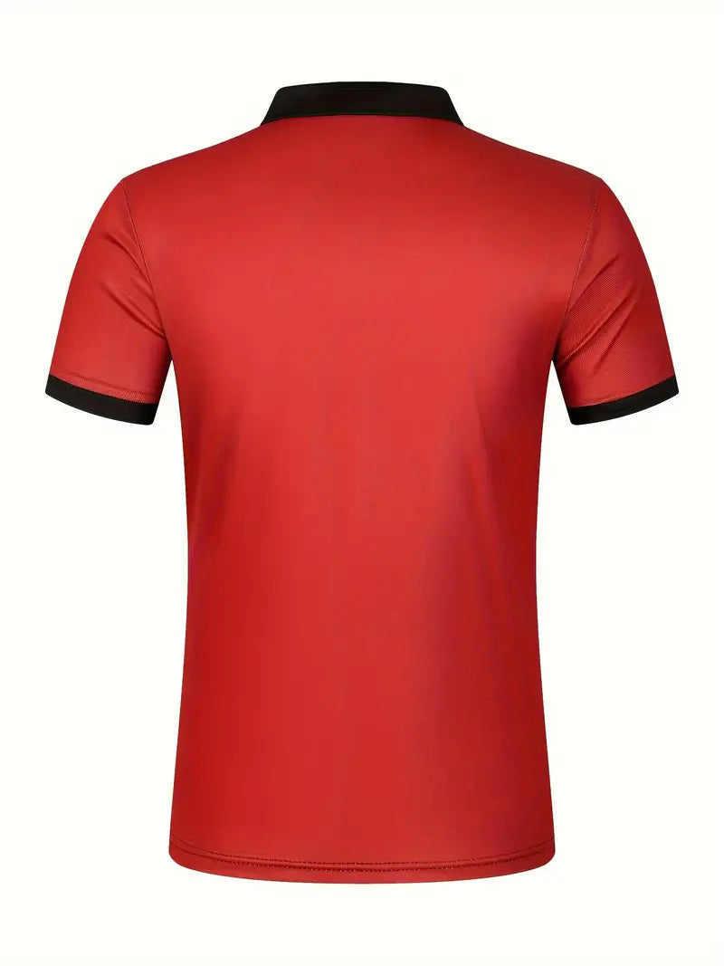 Koszulka polo dla mężczyzn - Slim Fit mit Streifenmuster - Kurzarm, casual i stilvoll