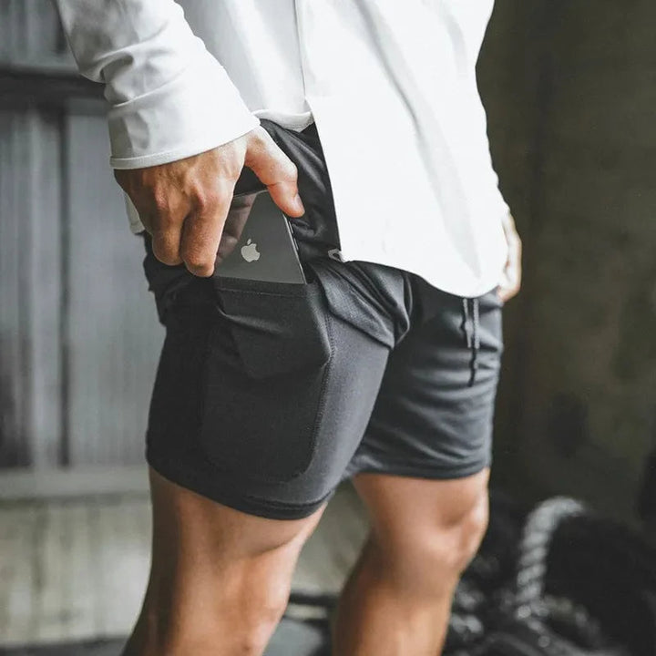 Męskie spodenki sportowe ActiveFlex 2 w 1 - wyjątkowy komfort i elastyczność