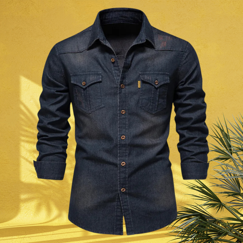 Stylowa koszula dżinsowa Slim Fit dla mężczyzn