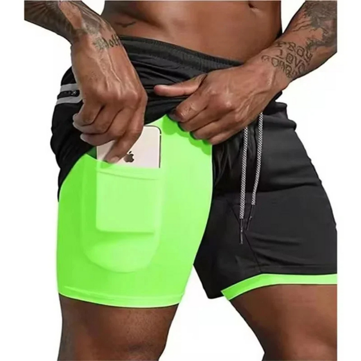 Męskie spodenki sportowe ActiveFlex 2 w 1 - wyjątkowy komfort i elastyczność