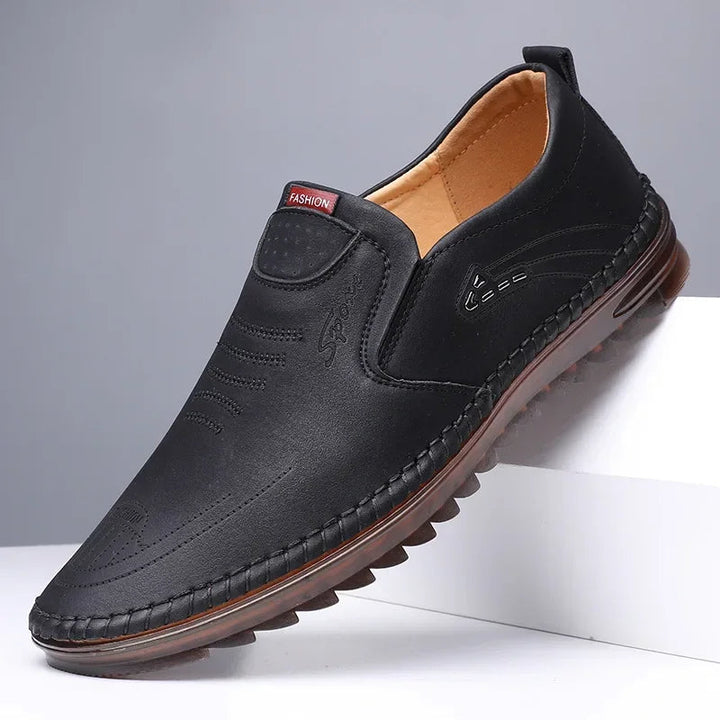 Solaro - Eleganckie i wygodne skórzane loafersy dla mężczyzn
