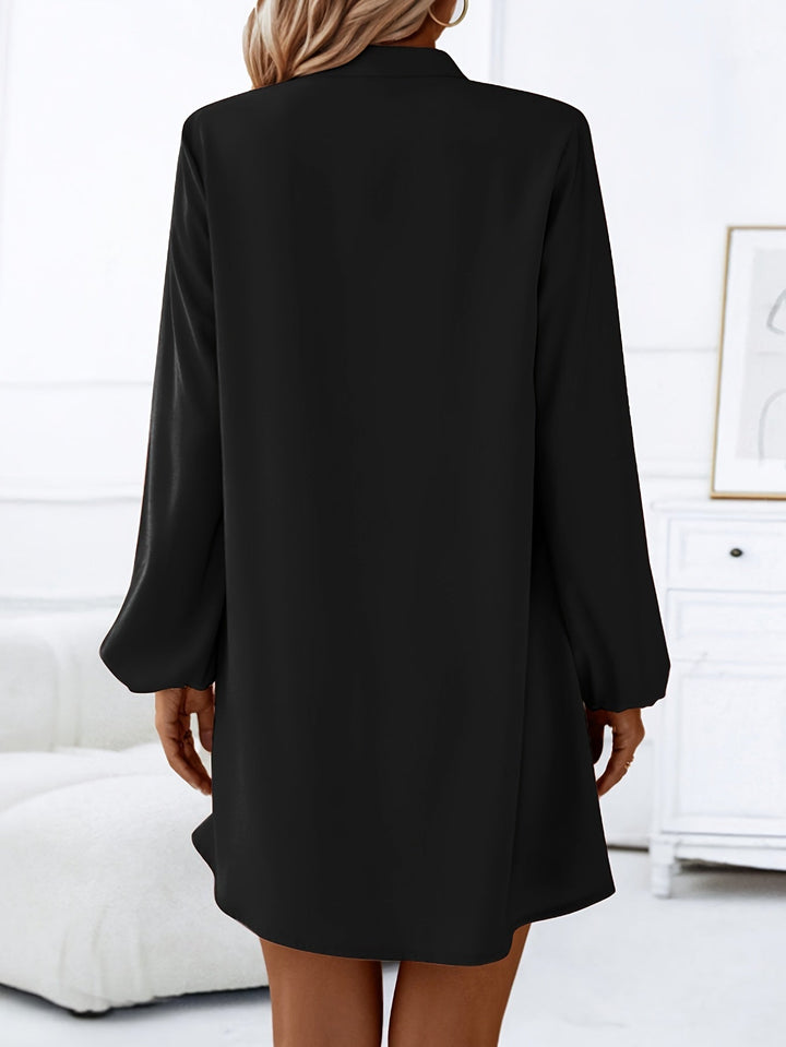 Szlafrok damski z długimi rękawami, elegancki i modny