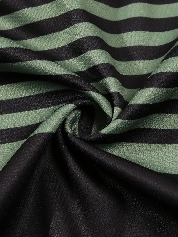 Koszulka polo dla mężczyzn - Slim Fit mit Streifenmuster - Kurzarm, casual i stilvoll