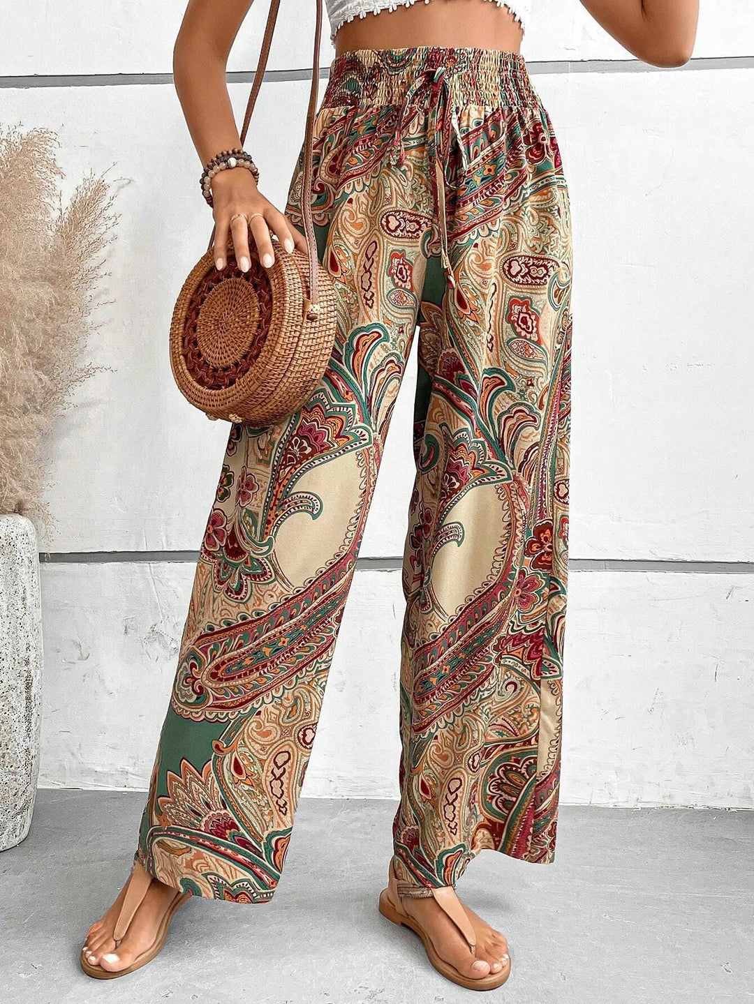 Solana - luźne spodnie w stylu boho dla swobodnego i ekscentrycznego wyglądu