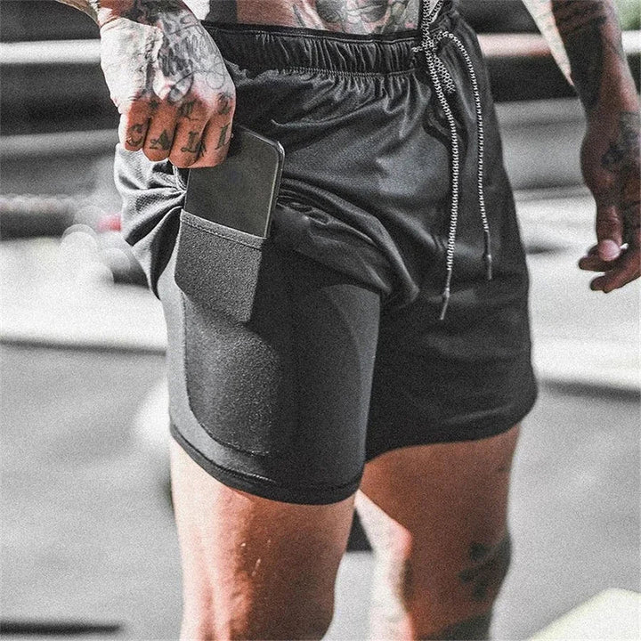 Męskie spodenki sportowe ActiveFlex 2 w 1 - wyjątkowy komfort i elastyczność