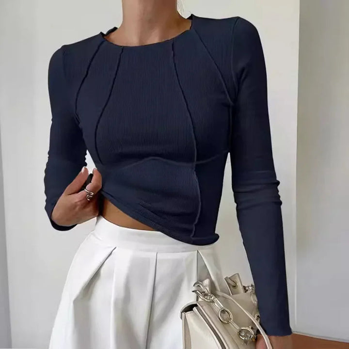Lunara - Wygodny sweter damski z okrągłym dekoltem zapewniający elegancki wygląd