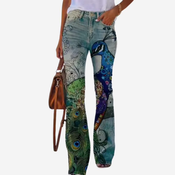 Spodnie damskie LIV Flare - modny i wygodny krój regular fit