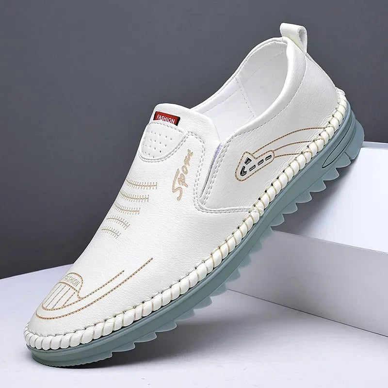 Solaro - Eleganckie i wygodne skórzane loafersy dla mężczyzn