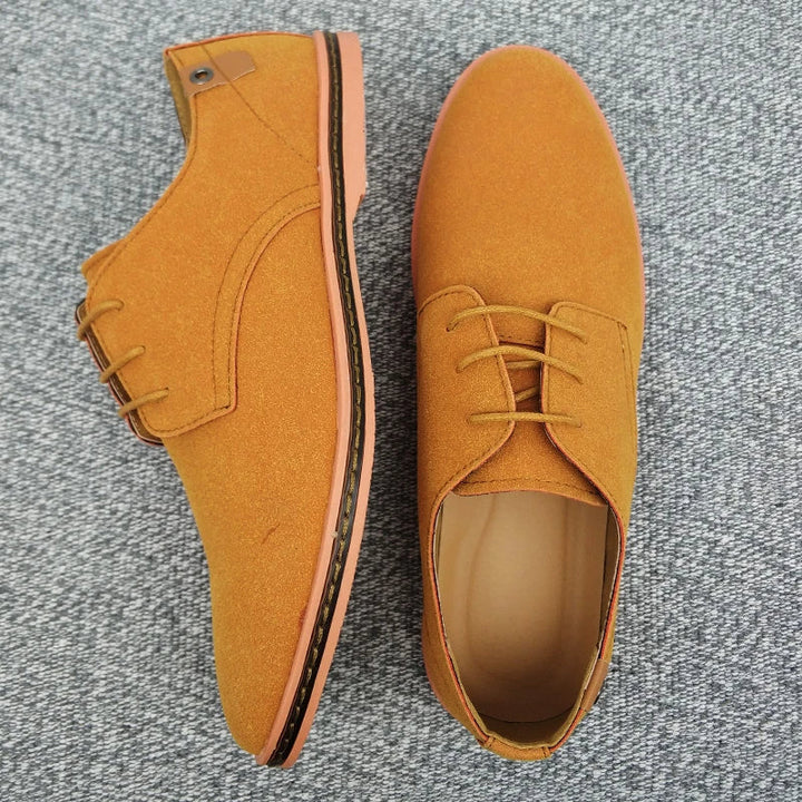 Elegante ClassicStep Suède Leren Oxford heren schoenen voor een stijlvolle uitstraling