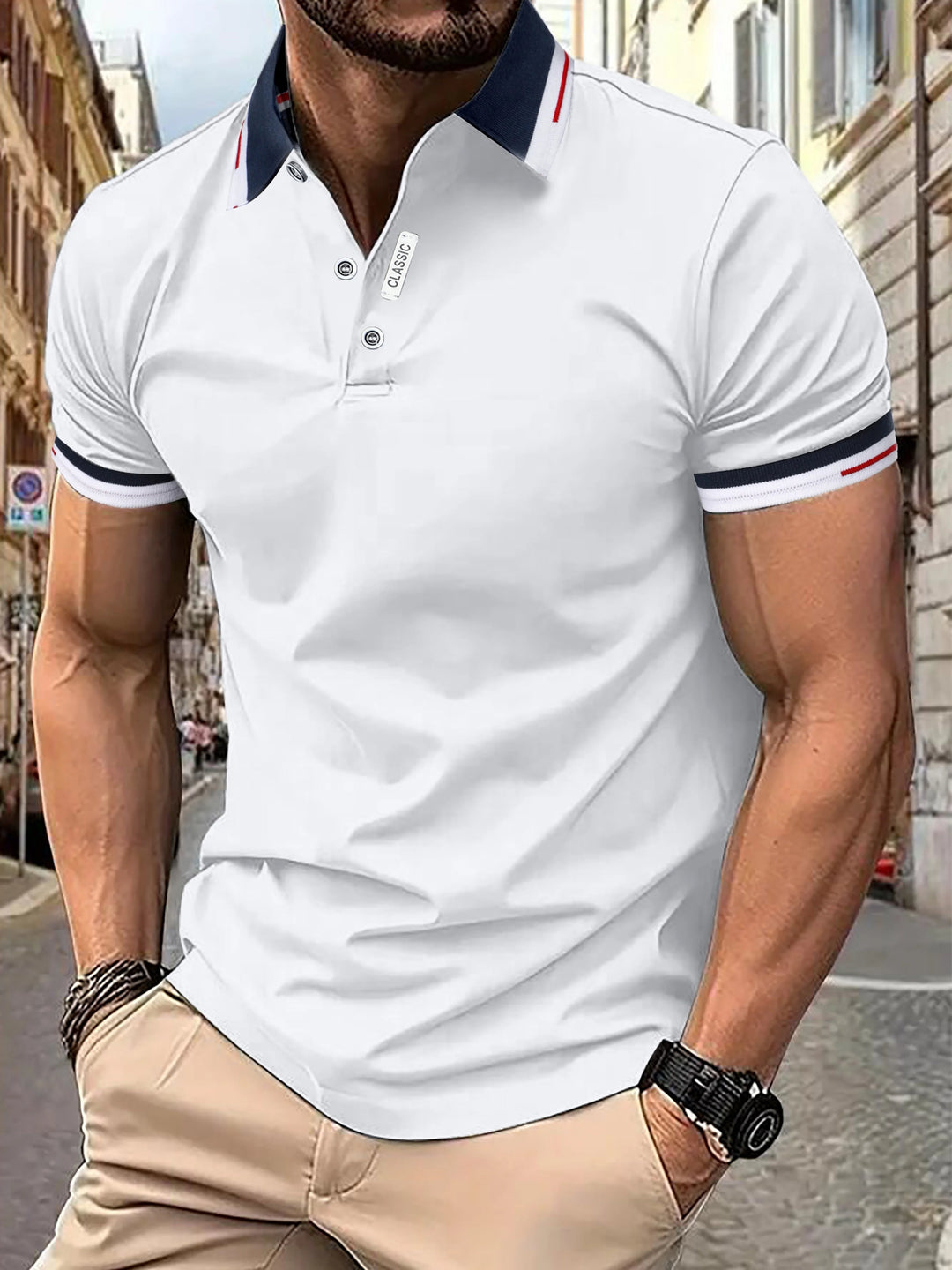 Nestor - Stylowa męska koszulka polo na co dzień