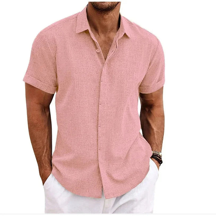 Elian - Elegancka męska koszula Leinen-Herrenshirt dla eleganckiego wyglądu