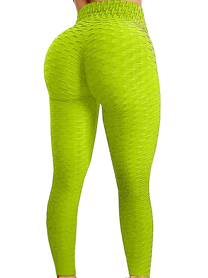 Legginsy fitness o wysokim kroju zapewniające doskonałe pompki