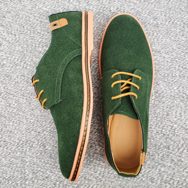 Elegante ClassicStep Suède Leren Oxford heren schoenen voor een stijlvolle uitstraling