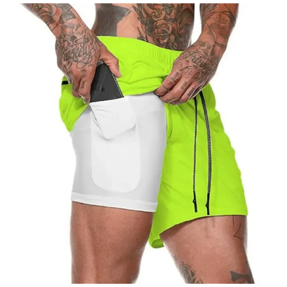 Męskie spodenki sportowe ActiveFlex 2 w 1 - wyjątkowy komfort i elastyczność