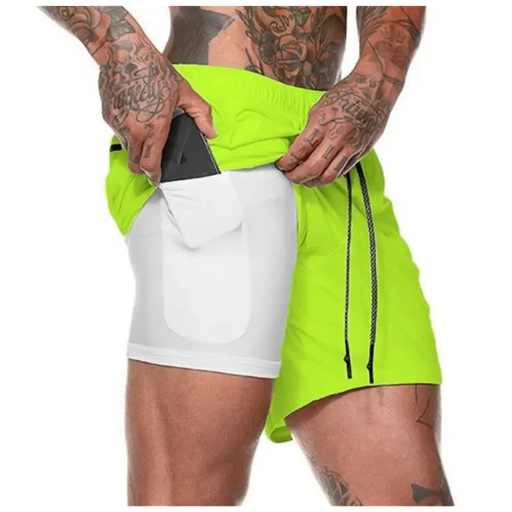 Męskie spodenki sportowe ActiveFlex 2 w 1 - wyjątkowy komfort i elastyczność